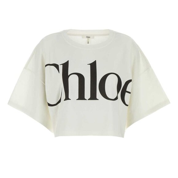 Ivory Cotton Oversize T-Shirt